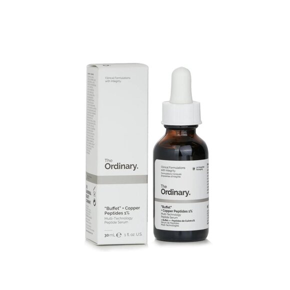 2 PACKS ‼️NEW The Ordinary Buffet + Copper Peptides 1%, AntiAging Serum 1oz/30ml - Picture 3 of 5